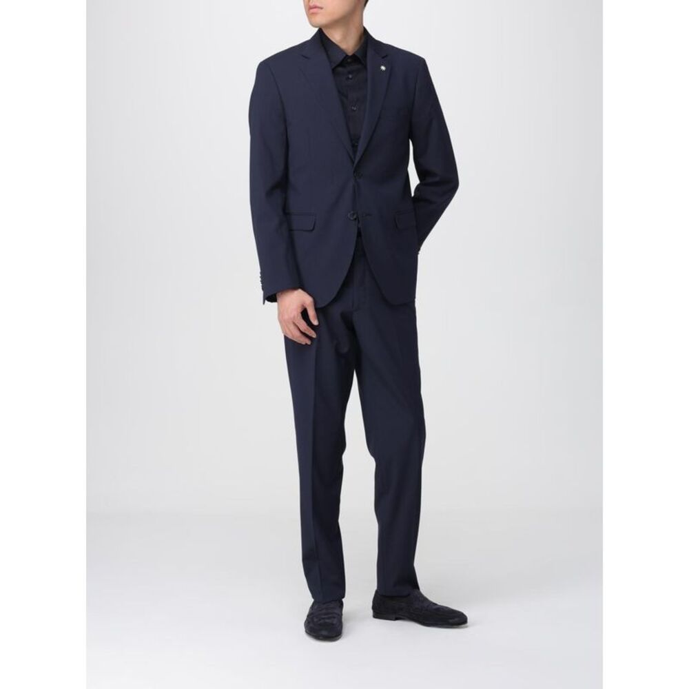Manuel Ritz Men Manuel Ritz Single-Breasted Suit In Wool Blend - Picture 2 of 4